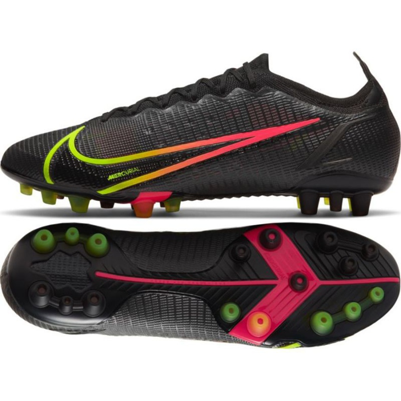 Nike Mercurial Vapor 14 Elite Ag M CZ8717 090 jalkapallokengät monivärinen musta