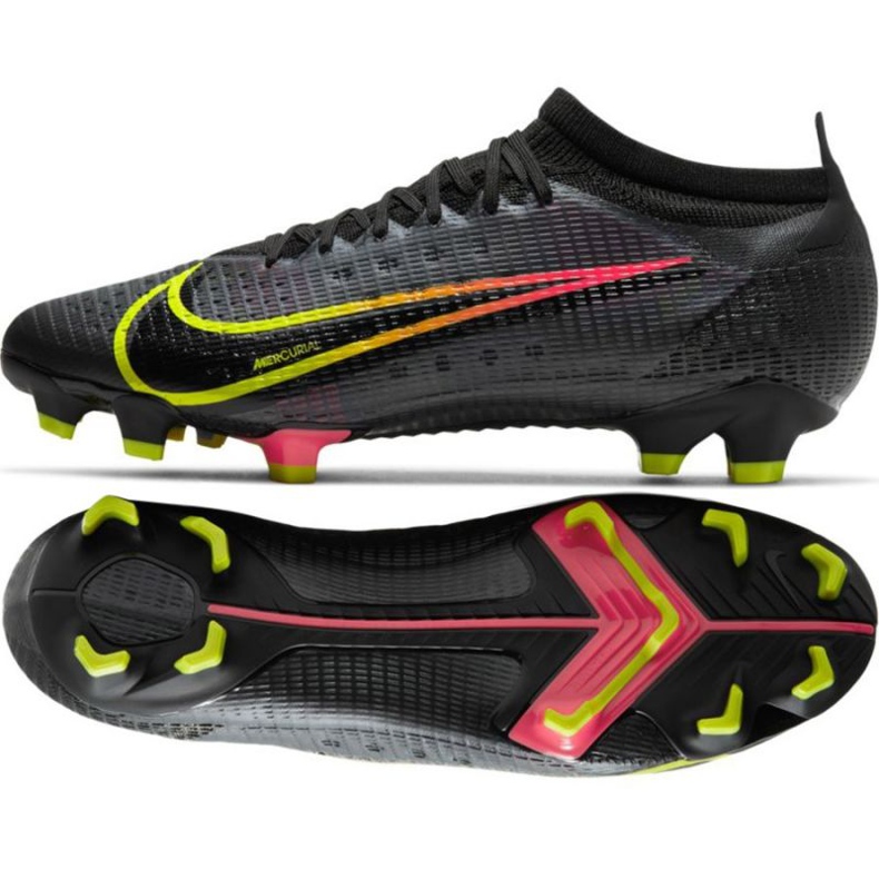 Nike Mercurial Vapor 14 Pro Fg M CU5693090 jalkapallokengät monivärinen musta