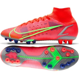 Nike Mercurial Superfly 8 Elite Ag M CV0956 600 jalkapallokengät punainen punainen