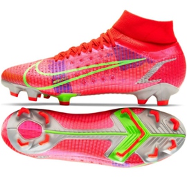 Nike Mercurial Superfly 8 Pro Fg M CV0961 600 jalkapallokengät punainen punainen