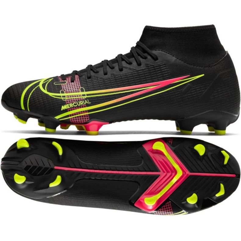 Nike Mercurial Superfly 8 Academy Mg M CV0843 090 jalkapallokengät monivärinen musta