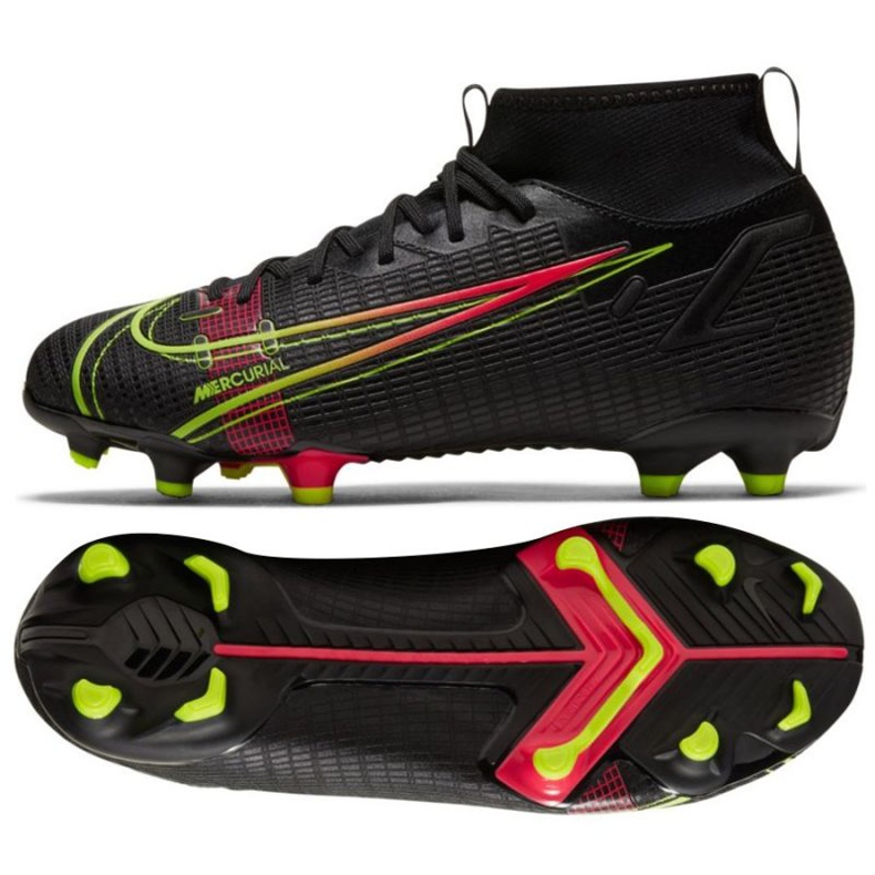 Nike Mercurial Superfly 8 Academy Mg Jr CV1127 090 jalkapallokengät musta musta