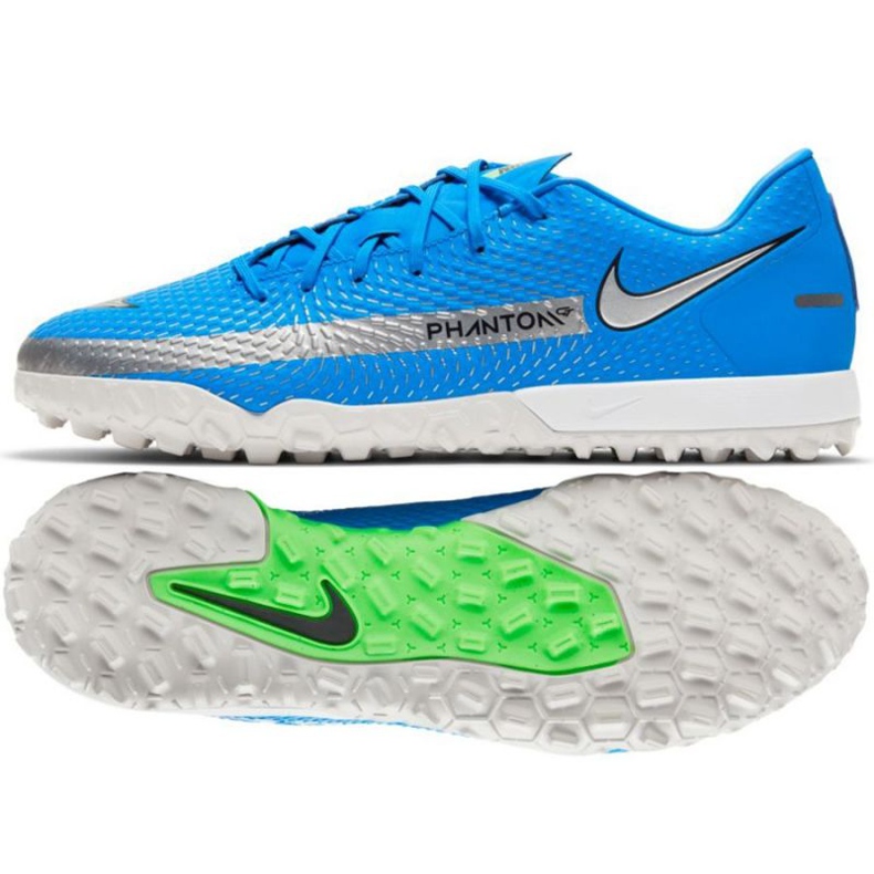 Nike Phantom Gt Academy Tf M CK8470 400 jalkapallokengät sininen sininen
