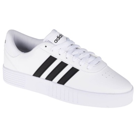 Adidas Court Bold W FY7795 kengät valkoinen tummansininen