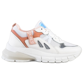 SHELOVET Lenkkarit Platformilla Mesh valkoinen