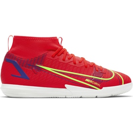 Nike Mercurial Superfly 8 Academy Ic Junior CV0784 600 jalkapallokengät punainen punainen