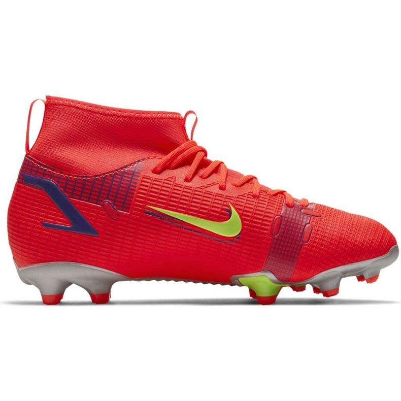 Nike Mercurial Superfly 8 Academy FG / MG Junior CV1127 600 jalkapallokengät punainen punainen
