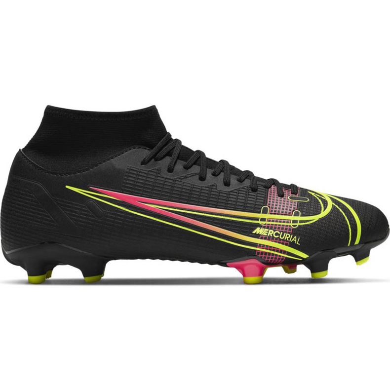 Nike Mercurial Superfly 8 Academy FG / MG CV0843 090 jalkapallokengät musta musta