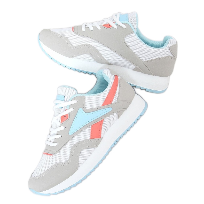 Moniväriset urheilukengät B0-517 Sininen monivärinen