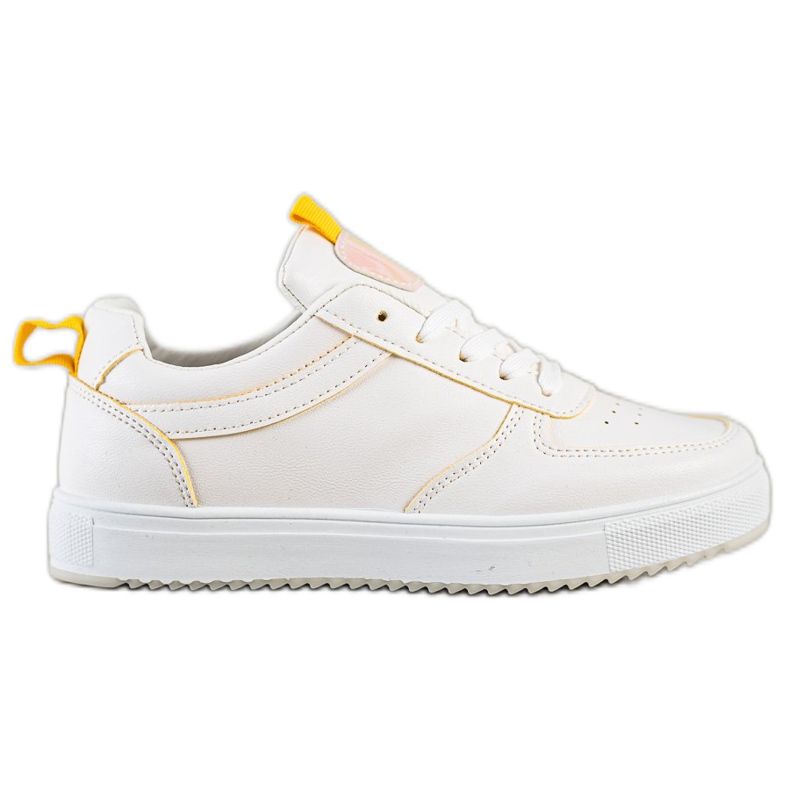 SHELOVET Urheilu olemalla Eco -nahkaa valkoinen