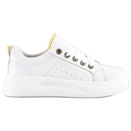 SHELOVET Muodikkaat lenkkarit lavalla valkoinen