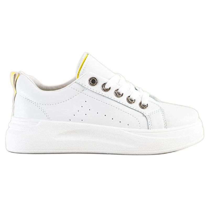 SHELOVET Muodikkaat lenkkarit lavalla valkoinen