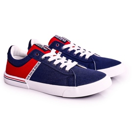 Miesten lenkkarit Big Star FF174137 Navy Blue-Red punainen tummansininen