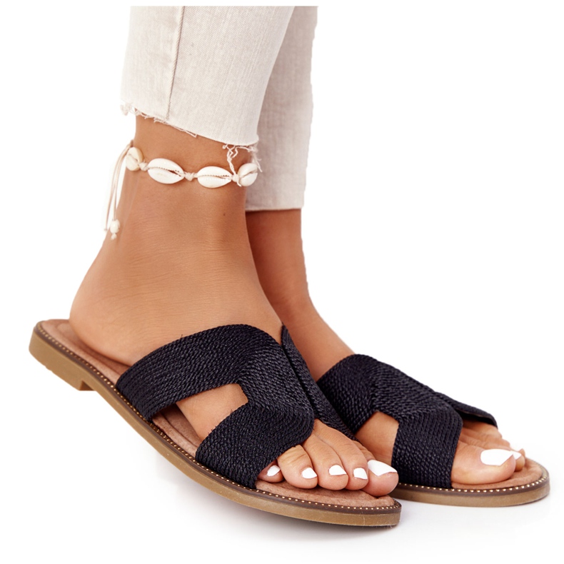 Tyylikkäät naisten tossut S.Barski Black musta