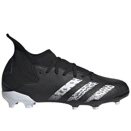 Adidas Predator Freak.3 Fg Junior FY1031 jalkapallokengät musta musta