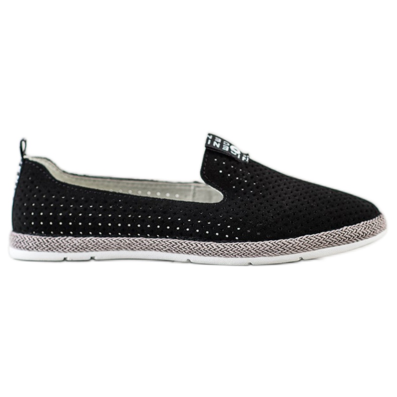 Filippo Casual Nahka Slipons musta
