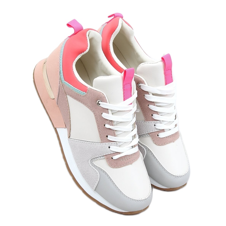 Moniväriset urheilukengät B0-671 Valkoinen monivärinen