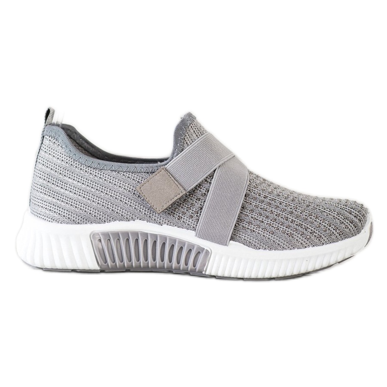 SHELOVET Urheilujalkineet kristalleilla harmaa