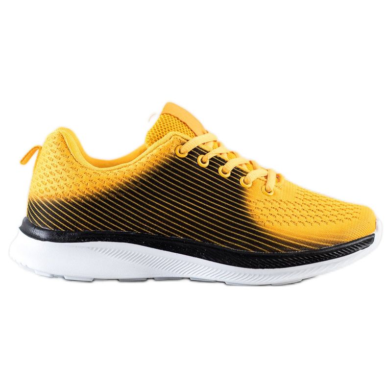 Bona Kevyet urheilukengät musta keltainen