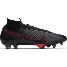 Nike Mercurial Superfly 7 Elite Fg AQ4174 060 jalkapallokengät musta musta