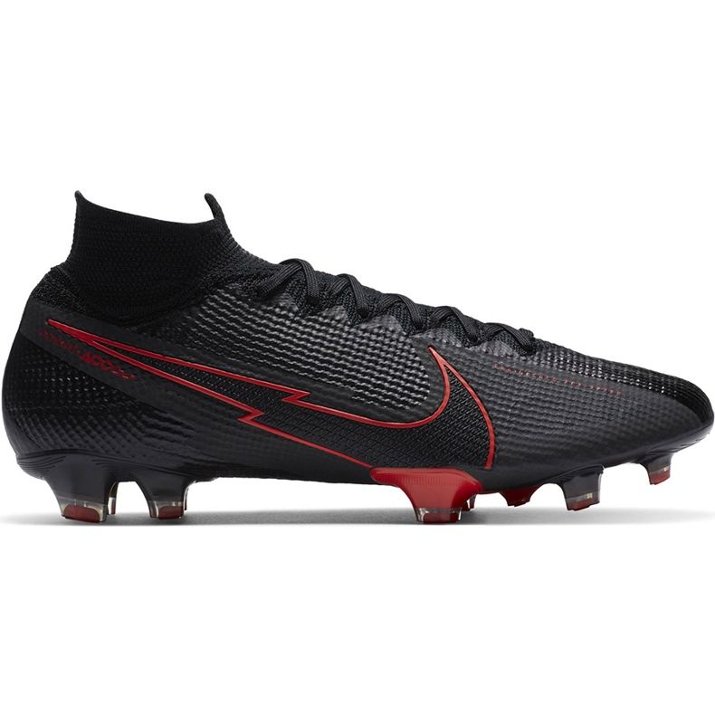 Nike Mercurial Superfly 7 Elite Fg AQ4174 060 jalkapallokengät musta musta