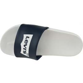 Levi's Levin Batwing Slide Sandaalit 228998-756-51 valkoinen tummansininen