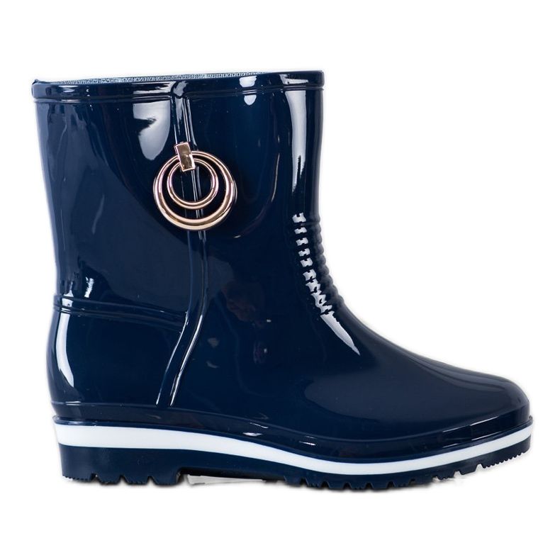 Bona Galoshes kultaisella koristeella sininen