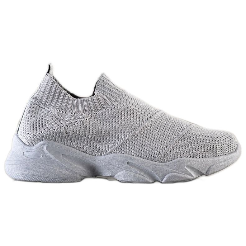 SHELOVET Mukavat Slip-On-kengät harmaa