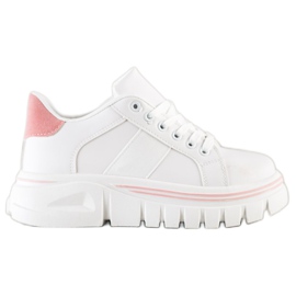 SHELOVET Valkoiset lenkkarit lavalla valkoinen