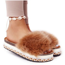 PS1 Camel Adventure Platform -tossut turkiksella ruskea monivärinen