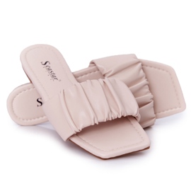 PS1 Naisten klassiset beige -tossut näyttävät hyvältä