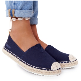 Espadrillot punotulla pohjalla Big Star HH274500 Navy Blue sininen
