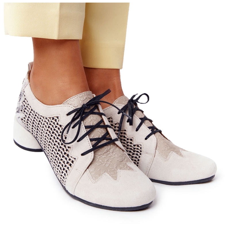 Punotut korkokengät Maciejka 04890-04 Beige