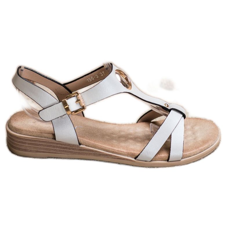 S. BARSKI S.BARSKI tyylikkäät sandaalit valkoinen