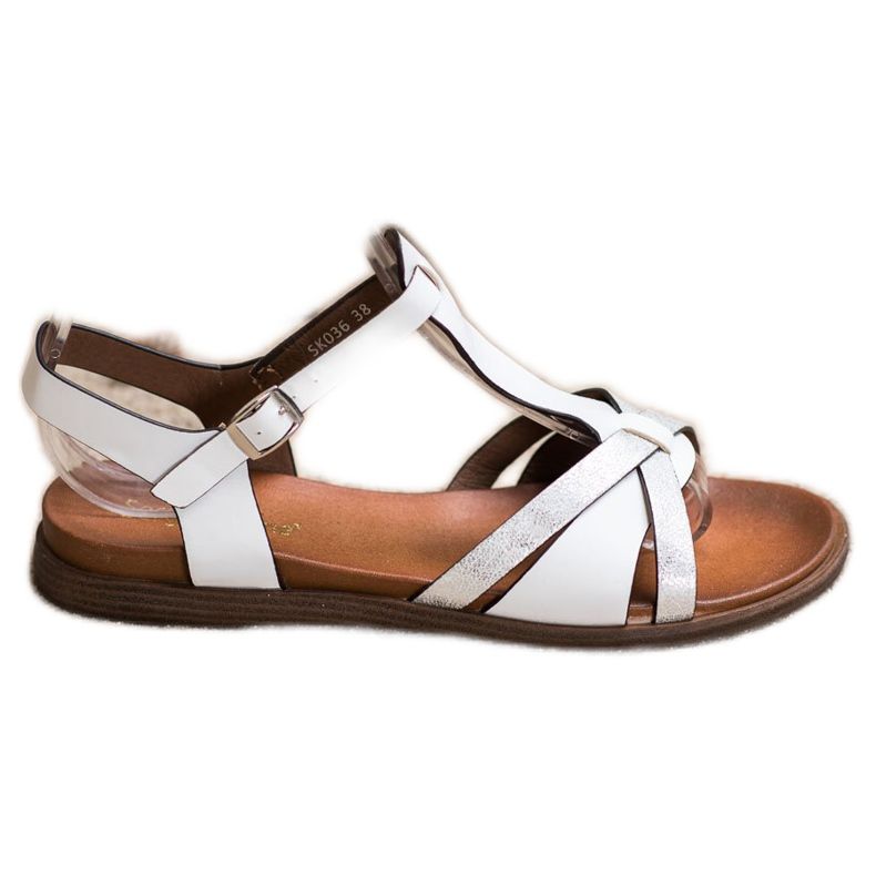 Sergio Leonen valkoiset sandaalit valkoinen