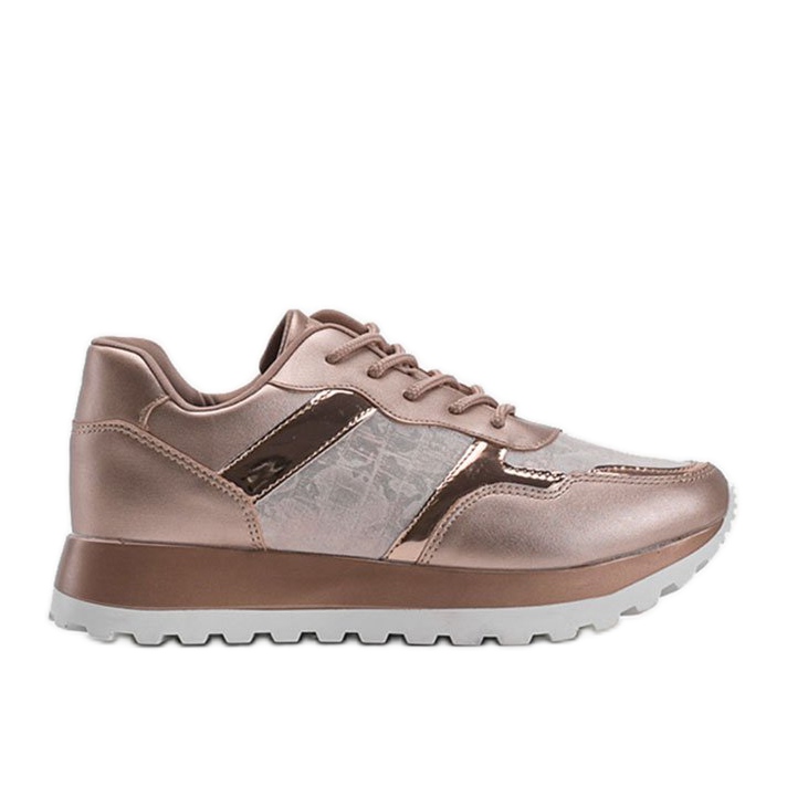 Samppanja-lenkkarit eko-nahkaa 2019-447 monivärinen kultainen