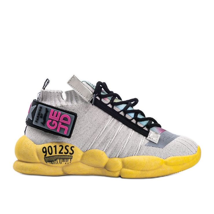 Tennarit beige sukat Ava monivärinen