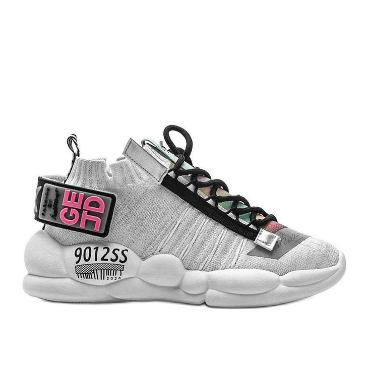 Valkoiset sukat lenkkarit Ava valkoinen monivärinen