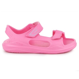 Crocs Swiftwater Jr 206267-6M3 vaaleanpunainen