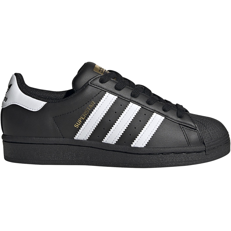 Adidas Superstar J lasten kengät, musta EF5398