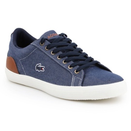 Lifestyle Kengät Lacoste Lerond 317 2 Cam M 7-34CAM00422Q8 valkoinen ruskea tummansininen