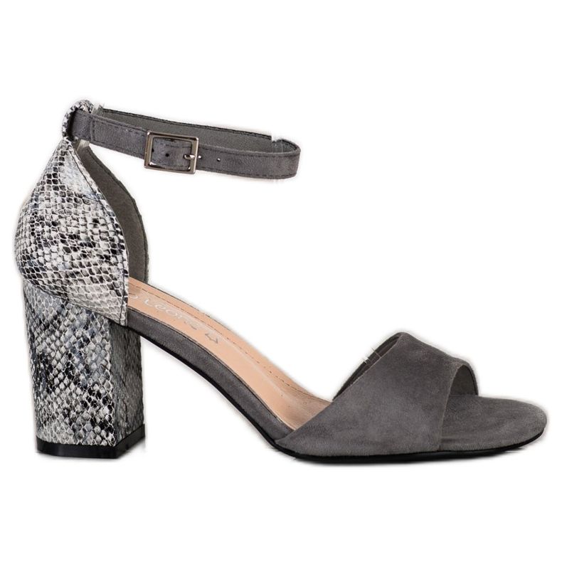 Tyylikkäät Sergio Leonen sandaalit harmaa