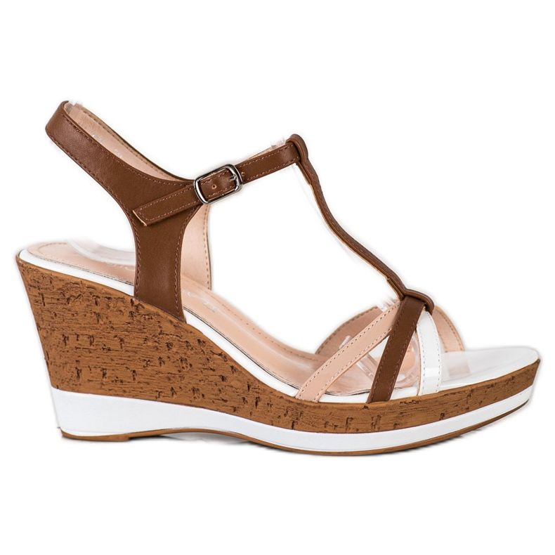 Sergio Leone Wedge -sandaalit ruskea