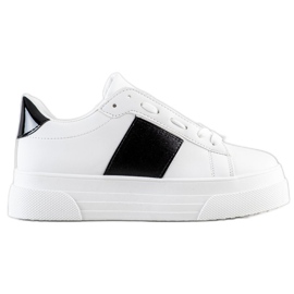 SHELOVET Lenkkarit, joissa on eko -nahkaa valkoinen