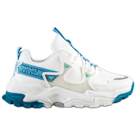 SHELOVET Lenkkarit, joissa on sininen muotiosa valkoinen