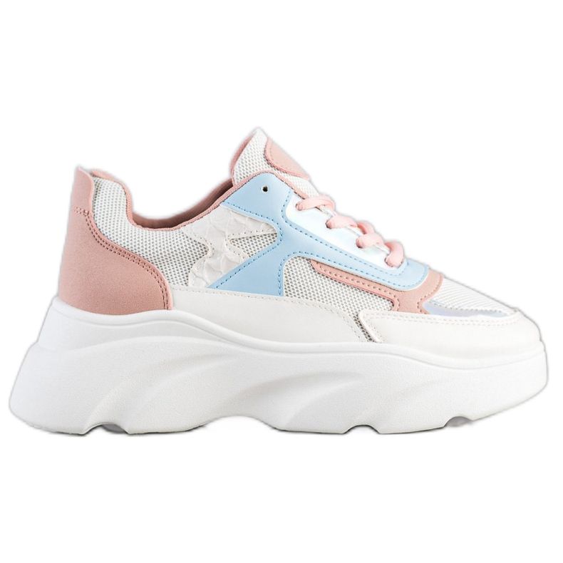 SHELOVET Värikkäät lenkkarit lavalla valkoinen monivärinen