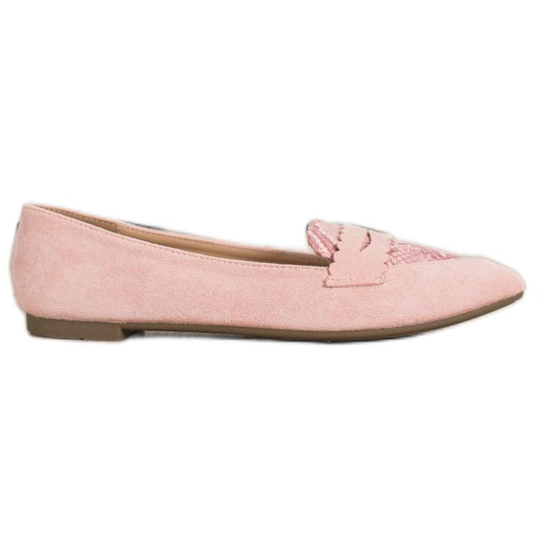 Small Swan Powder Lords Snake Print vaaleanpunainen