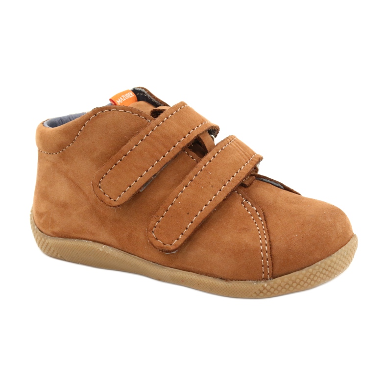 Mazurek Leather Velcro -kengät, ruskea 264