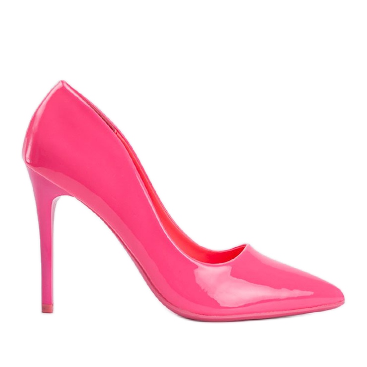 Vaaleanpunaiset lakatut Angela -korkokengät vaaleanpunainen