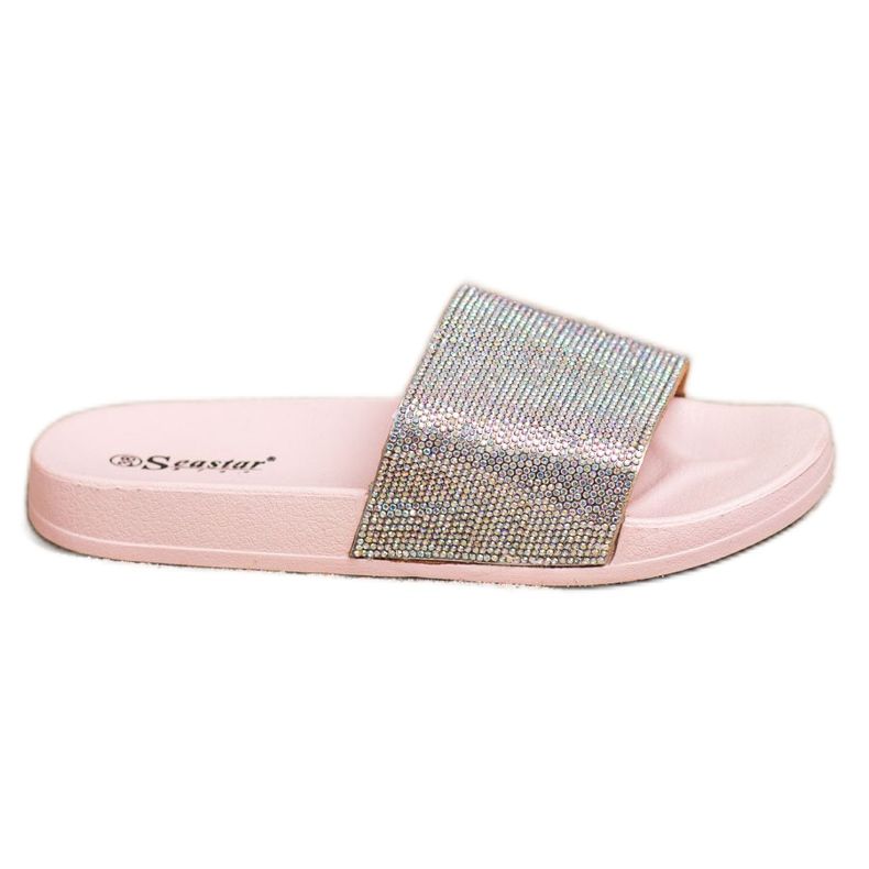 Seastar Tossut kristalleilla vaaleanpunainen